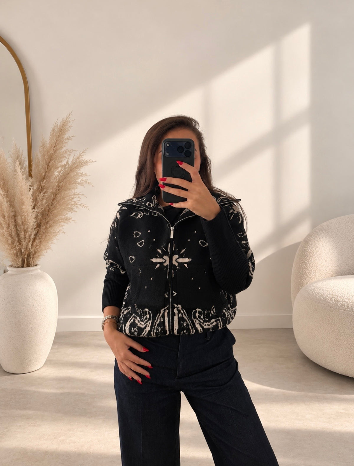 Gilet Noir « Carmen »