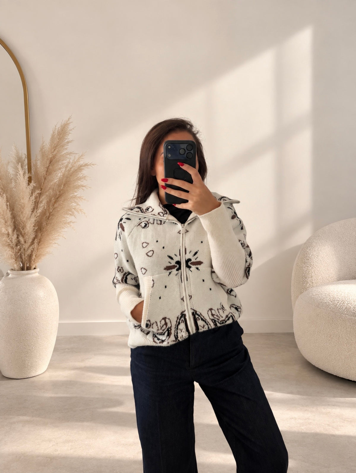 Gilet Blanc « Carmen »